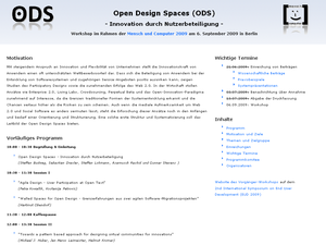 2nd Workshop on Open Design Spaces supporting User Innovation